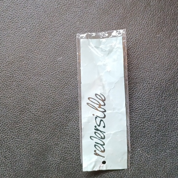 Haband  reversible coat women's size medium black and brown hoodied - Picture 6 of 6